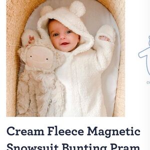 Magnetic me fleece bunting